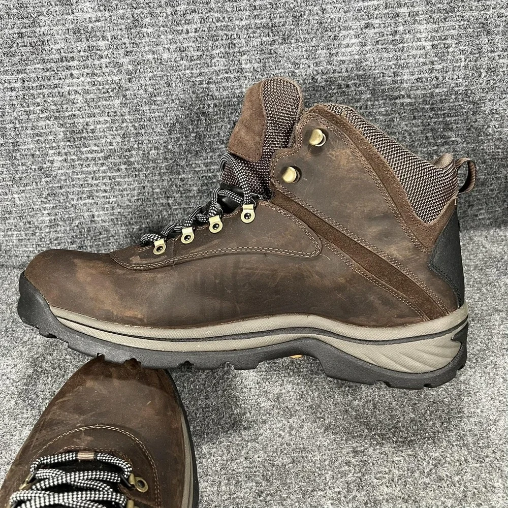 Timberland Boots Mens Size 15 Brown Leather Waterproof Hiking Outdoor 12135